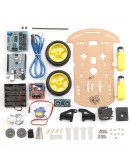 3Pcs/Pack 2WD Ultrasonic Smart Robot Car Chassis Tracking Car DIY Kit For Arduino