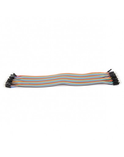 40pcs 30cm Male To Male Jumper Cable Dupont Wire For Arduino
