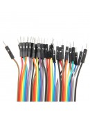 40pcs 30cm Male To Male Jumper Cable Dupont Wire For Arduino