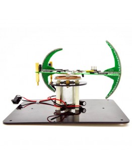 Geekcreit&reg; DIY Biaxial Spherical Rotating LED Kit Creative POV Soldering Training Kit