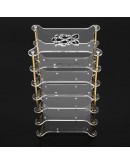 Clear Acrylic 6 Layer Cluster Case Shelf Stack For Raspberry Pi 3/2 B and B+