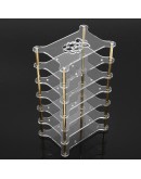 Clear Acrylic 6 Layer Cluster Case Shelf Stack For Raspberry Pi 3/2 B and B+