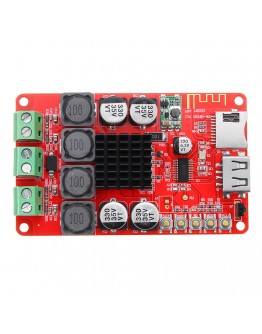 SANWU&reg; HF183 TPA3116 2X50W Digital Wireless Bluetooth Receiver Module Amplifier Board U Disk TF Card Decoder Dual Channel With Remote Control