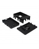 Black Raspberry Pi Case Enclosure Box V4 With Heat Sink For Raspberry Pi 3/2/B+