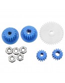 4 Kinds Gear Motor Pack Kit with Gears Material for DIY Smart Assembled Car