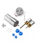 4 Kinds Gear Motor Pack Kit with Gears Material for DIY Smart Assembled Car